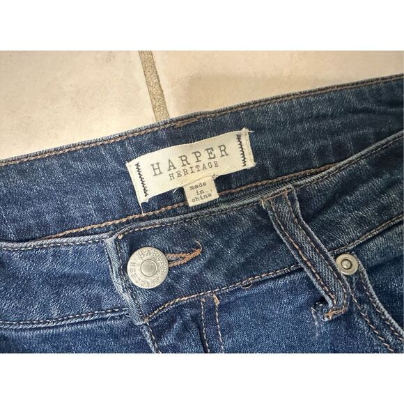 Anthropologie Harper High Rise Straight Jeans Size 30 - Picture 2 of 4